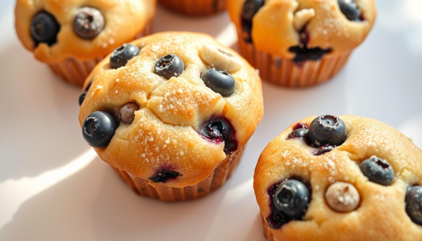 blueberry banana muffins